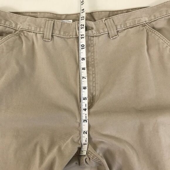 Carhartt Relaxed Fit Utility Work Pant Men's Size 42x32 Khaki 100% Cotton Twill - Picture 8 of 11